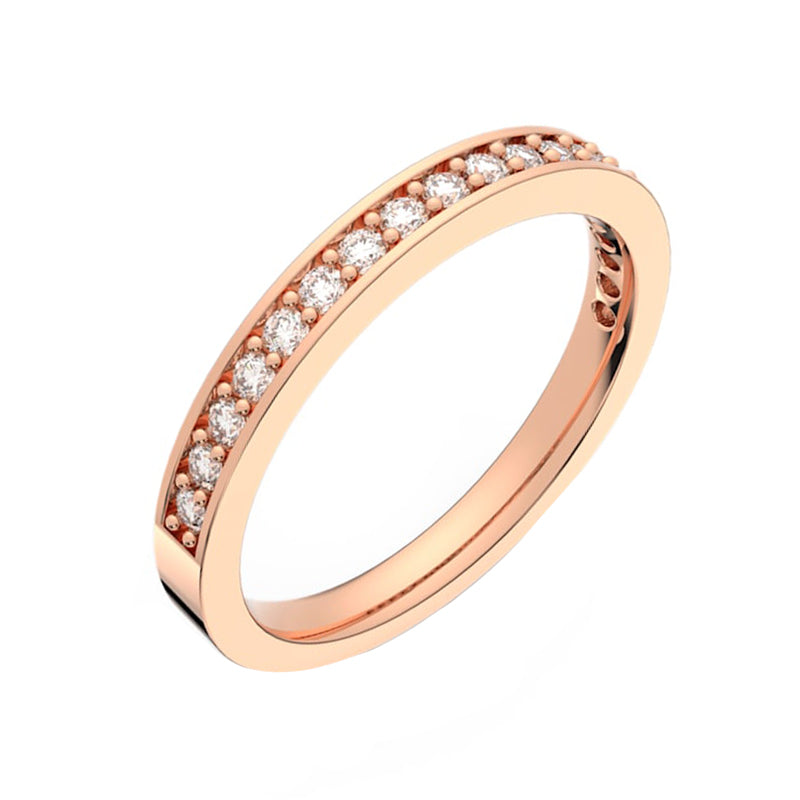 Swarovski Rare Rose Gold Plated Ring - Size 55