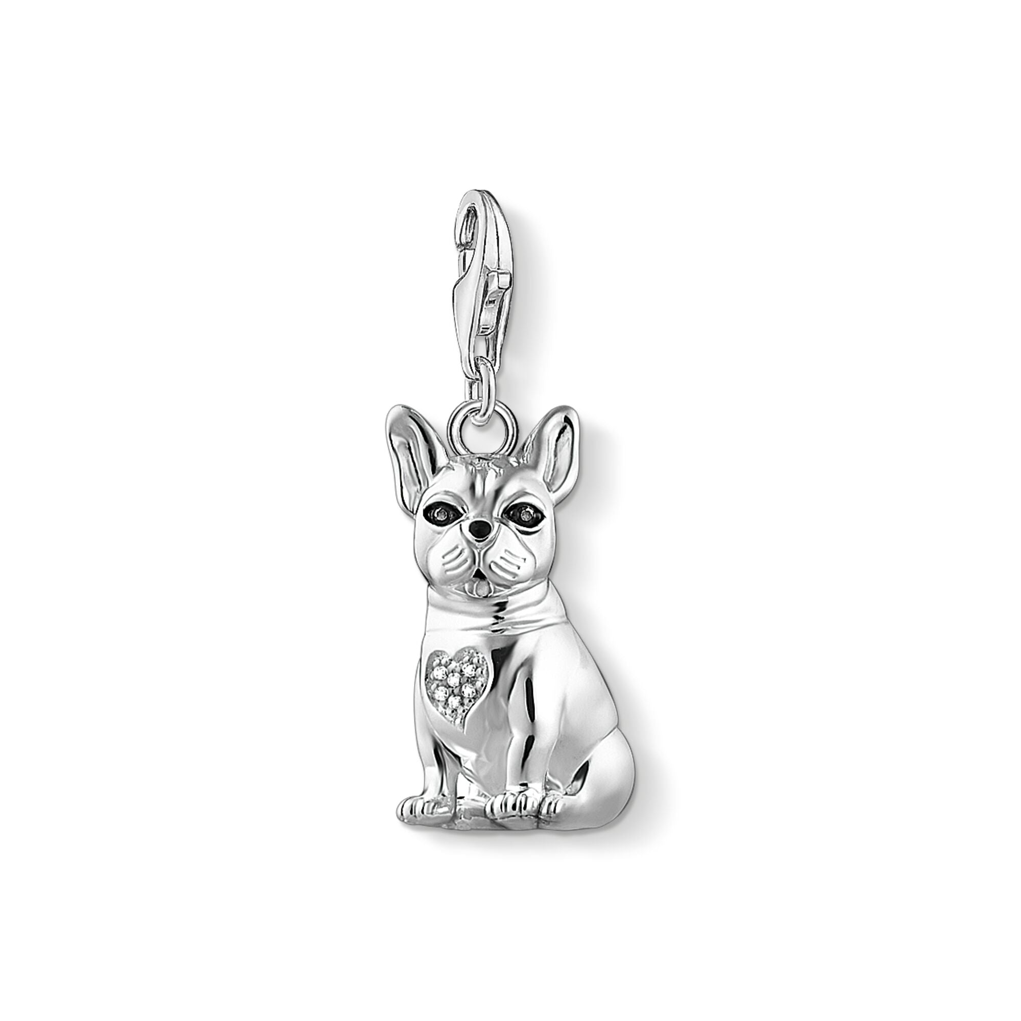 Thomas Sabo Charm Club Sterling Silver French Bulldog Collectable Charm D