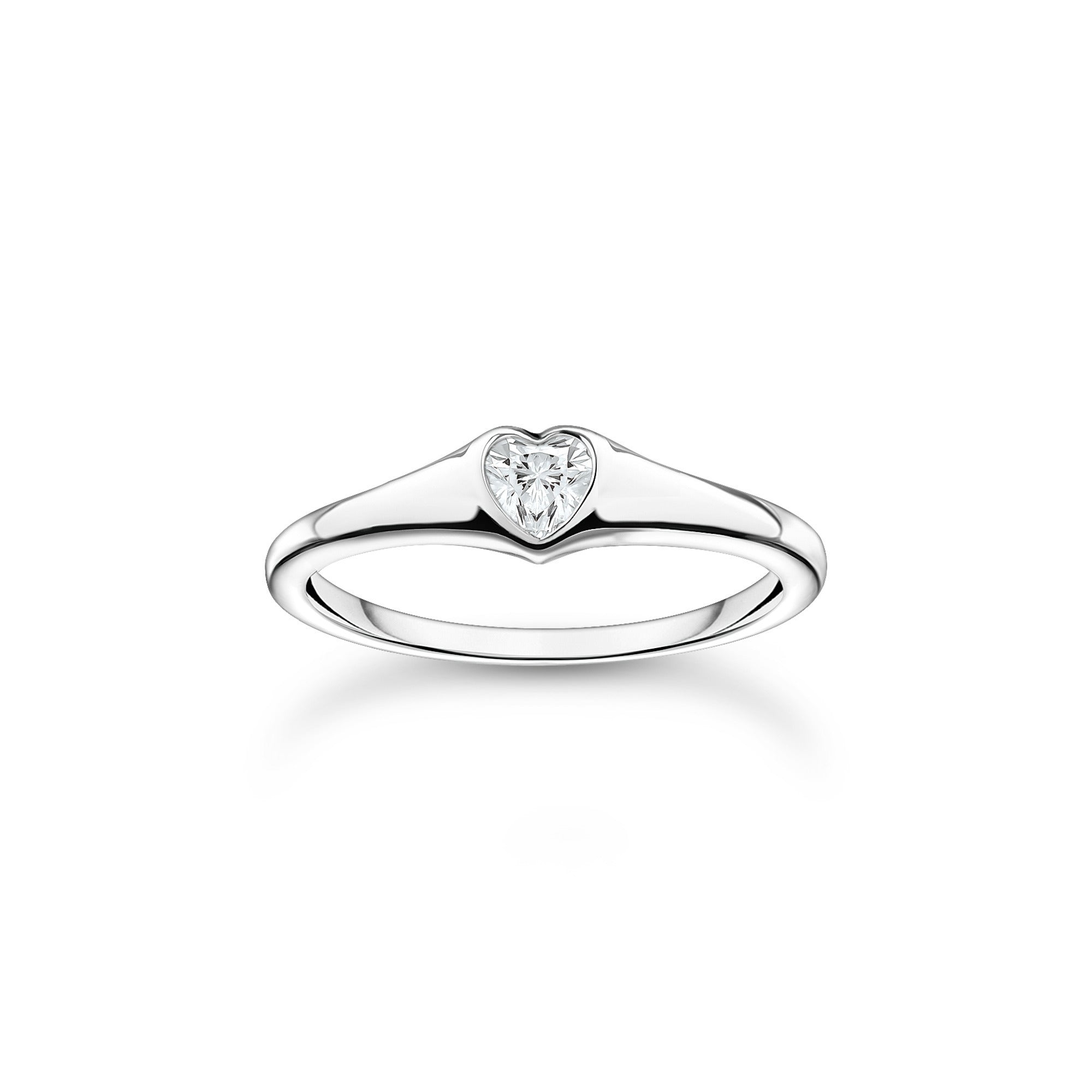 Thomas Sabo Charm Club Sterling Silver Heart Ring