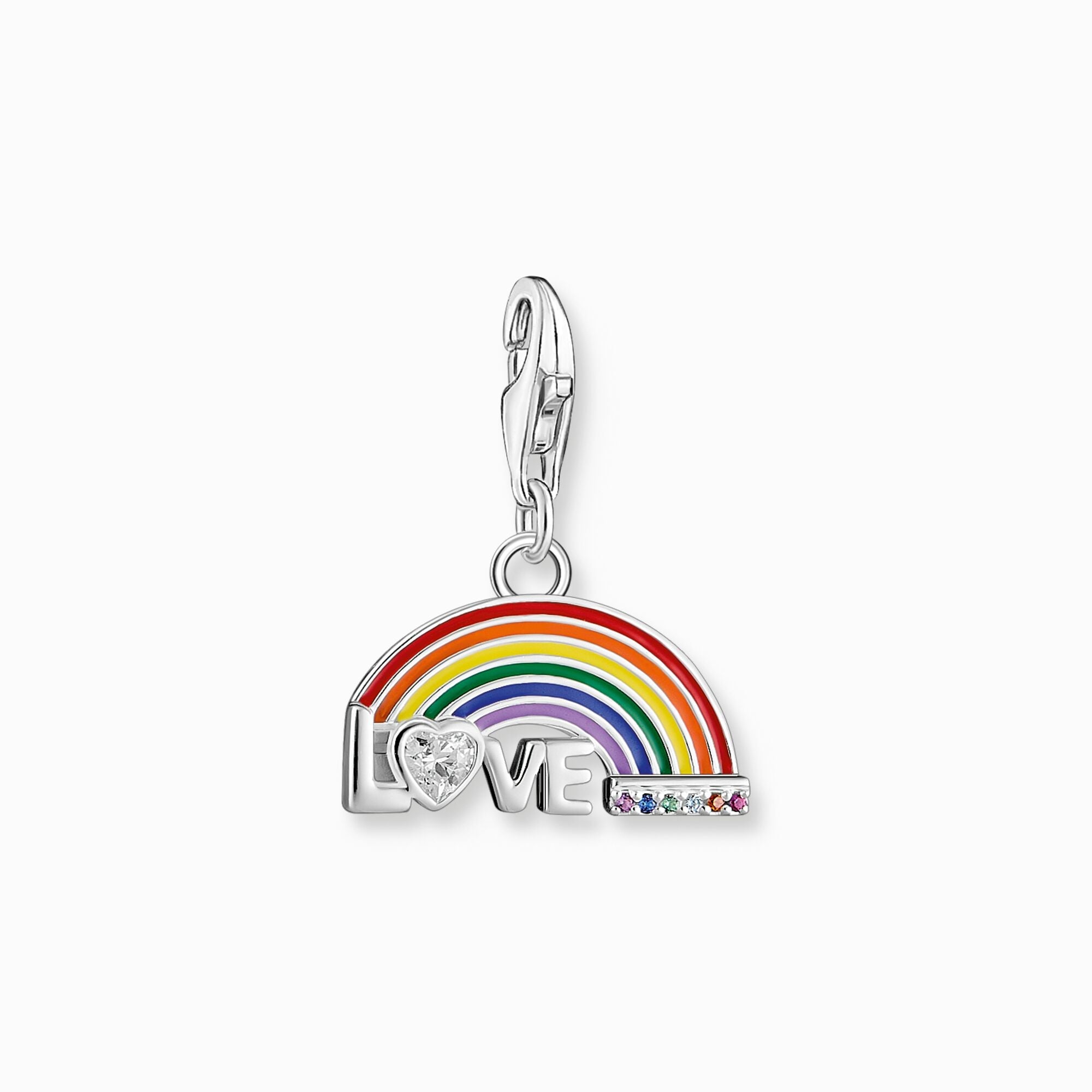 Thomas Sabo Charm Club Sterling Silver Rainbow Charm