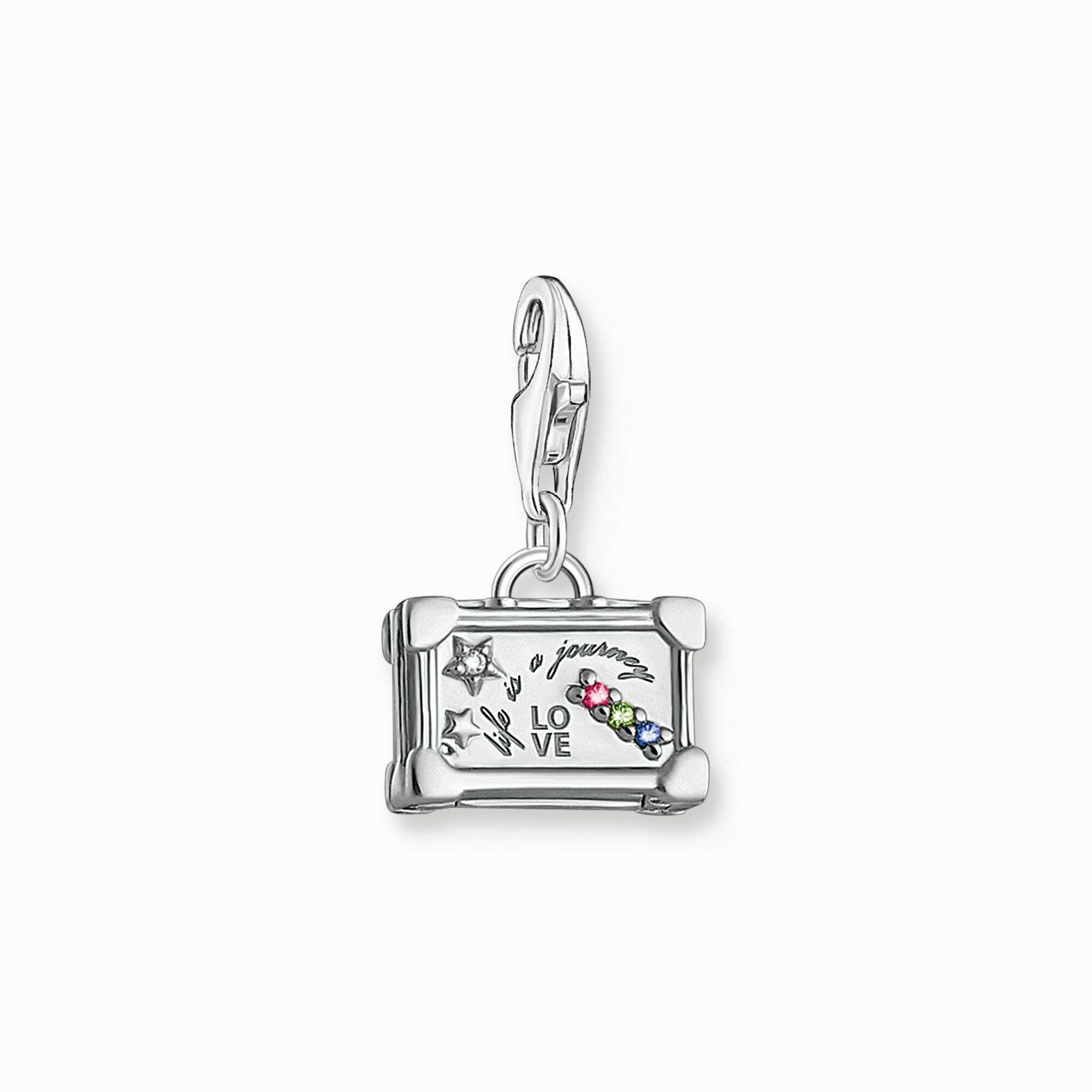 Thomas Sabo Charm Club Sterling Silver Vintage Suitcase Charm