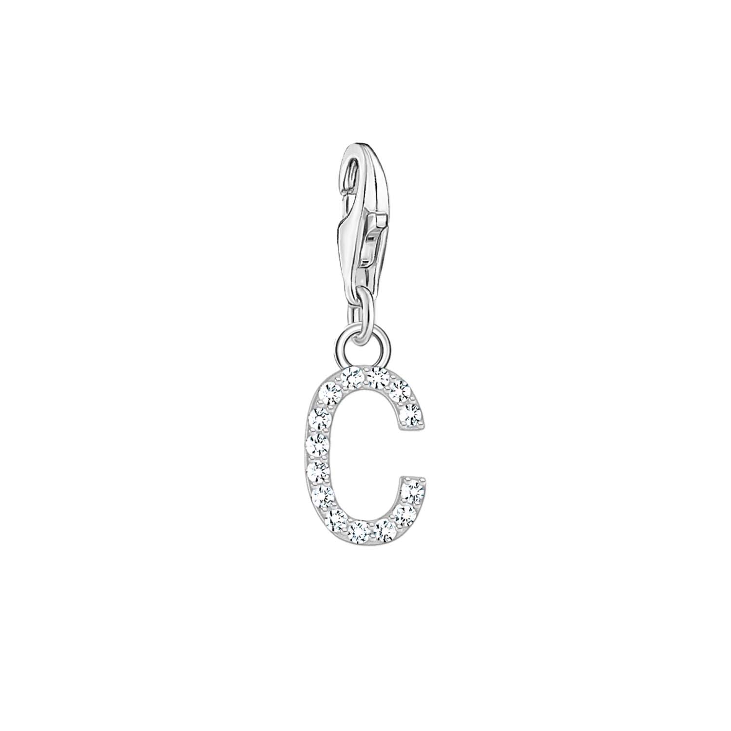 Thomas Sabo Charmista Sterling Silver Letter C Charm Pendant