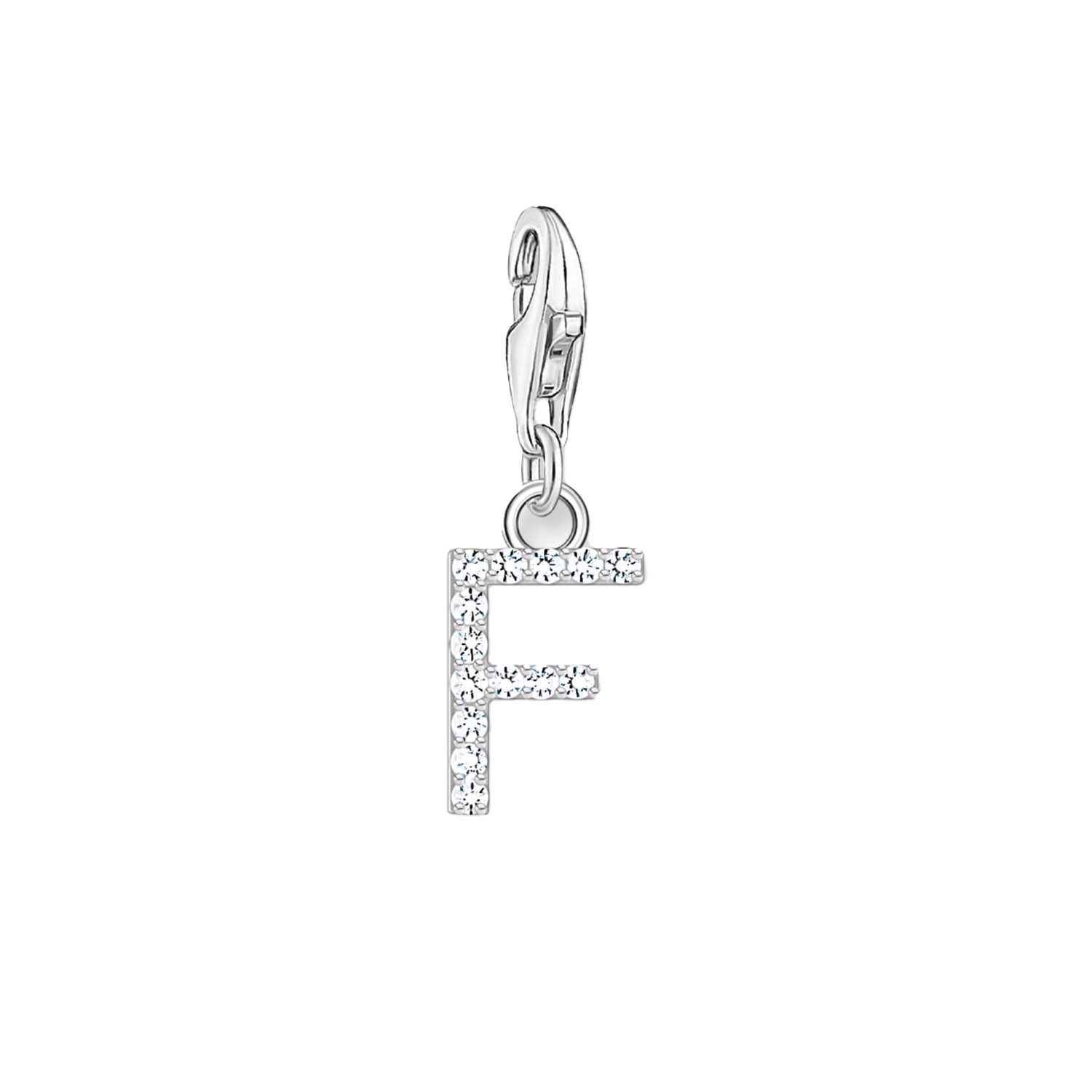 Thomas Sabo Charmista Sterling Silver Letter F Charm Pendant