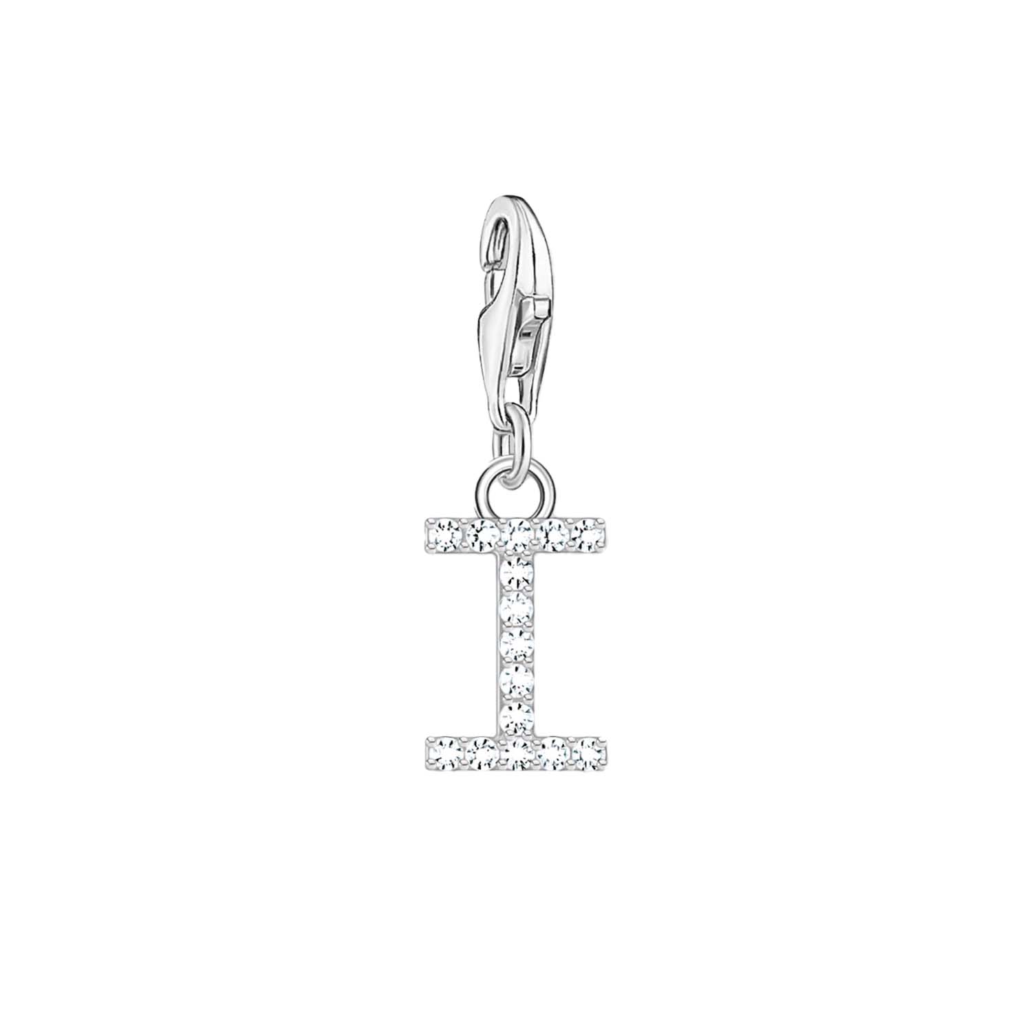 Thomas Sabo Charmista Sterling Silver Letter I Charm Pendant