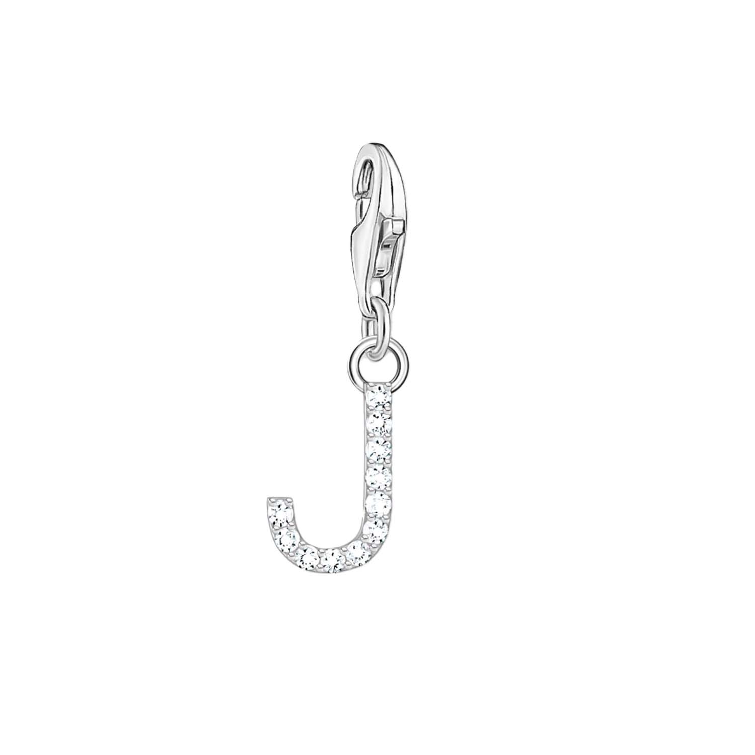 Thomas Sabo Charmista Sterling Silver Letter J Charm Pendant