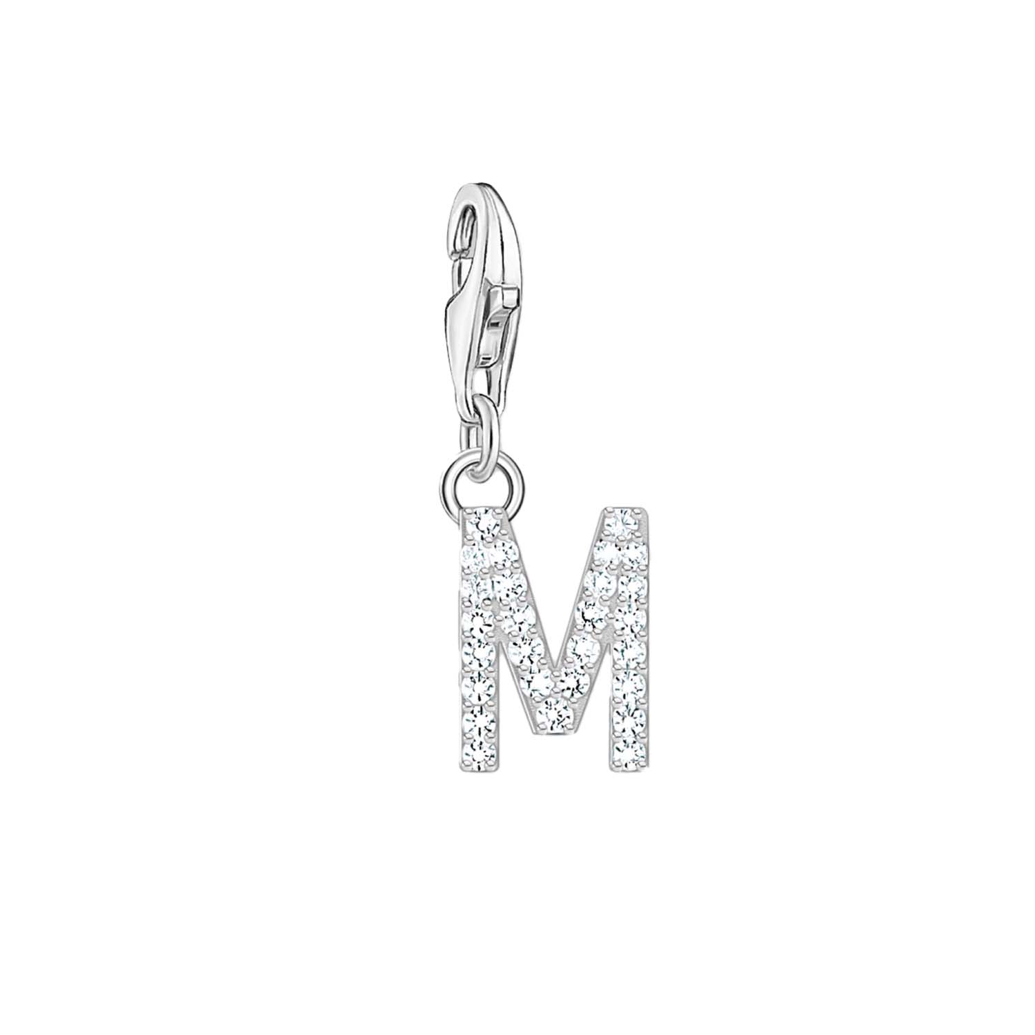 Thomas Sabo Charmista Sterling Silver Letter M Charm Pendant