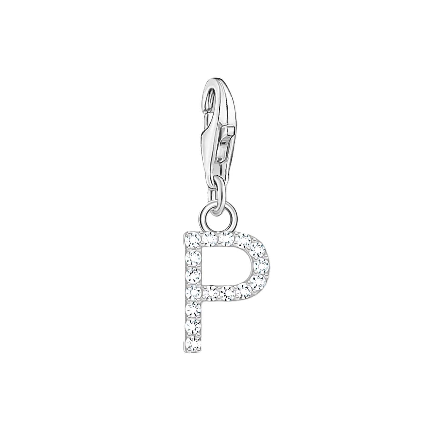 Thomas Sabo Charmista Sterling Silver Letter P Charm Pendant