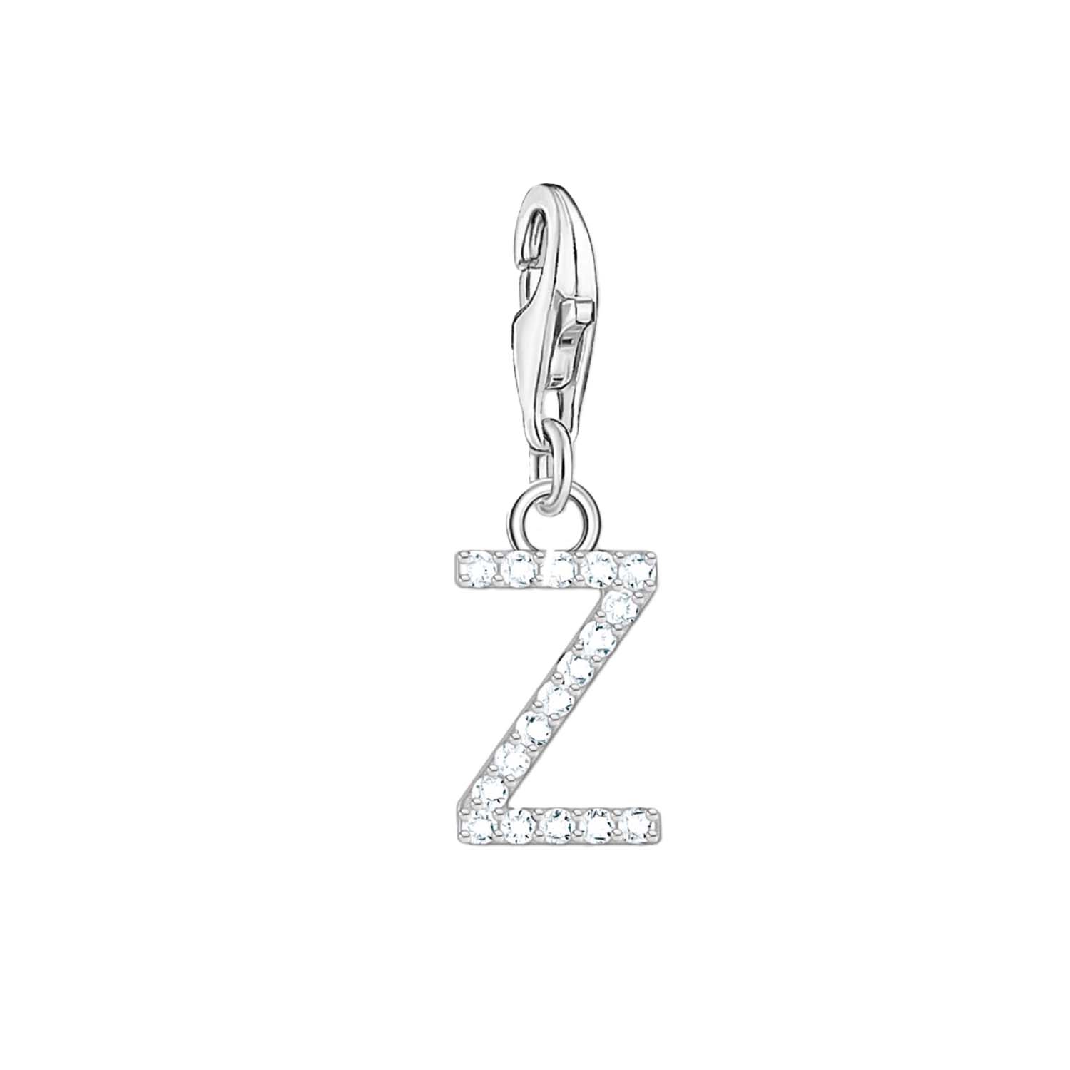 Thomas Sabo Charmista Sterling Silver Letter Z Charm Pendant