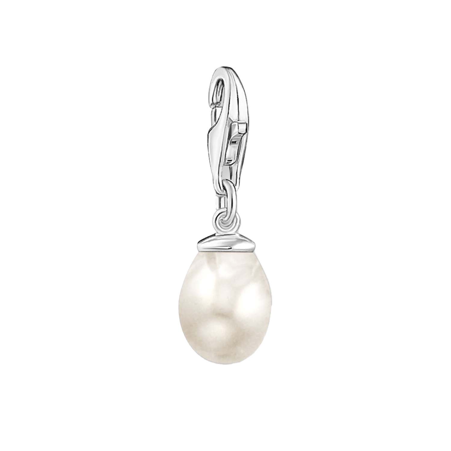 Thomas Sabo Charmista Sterling Silver White Freshwater Pearl Charm