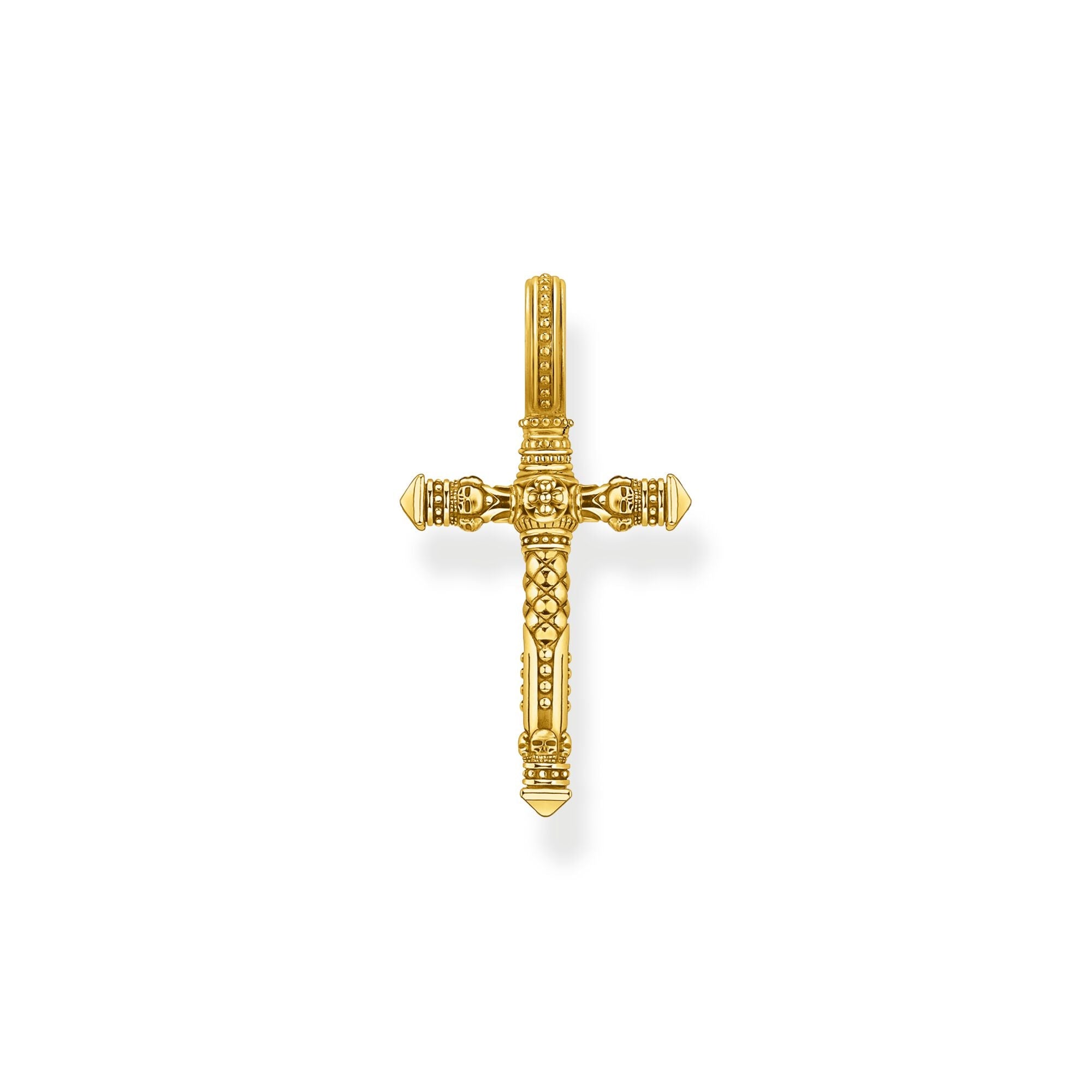 Thomas Sabo Gold Plated Sterling Silver Cross Pendant