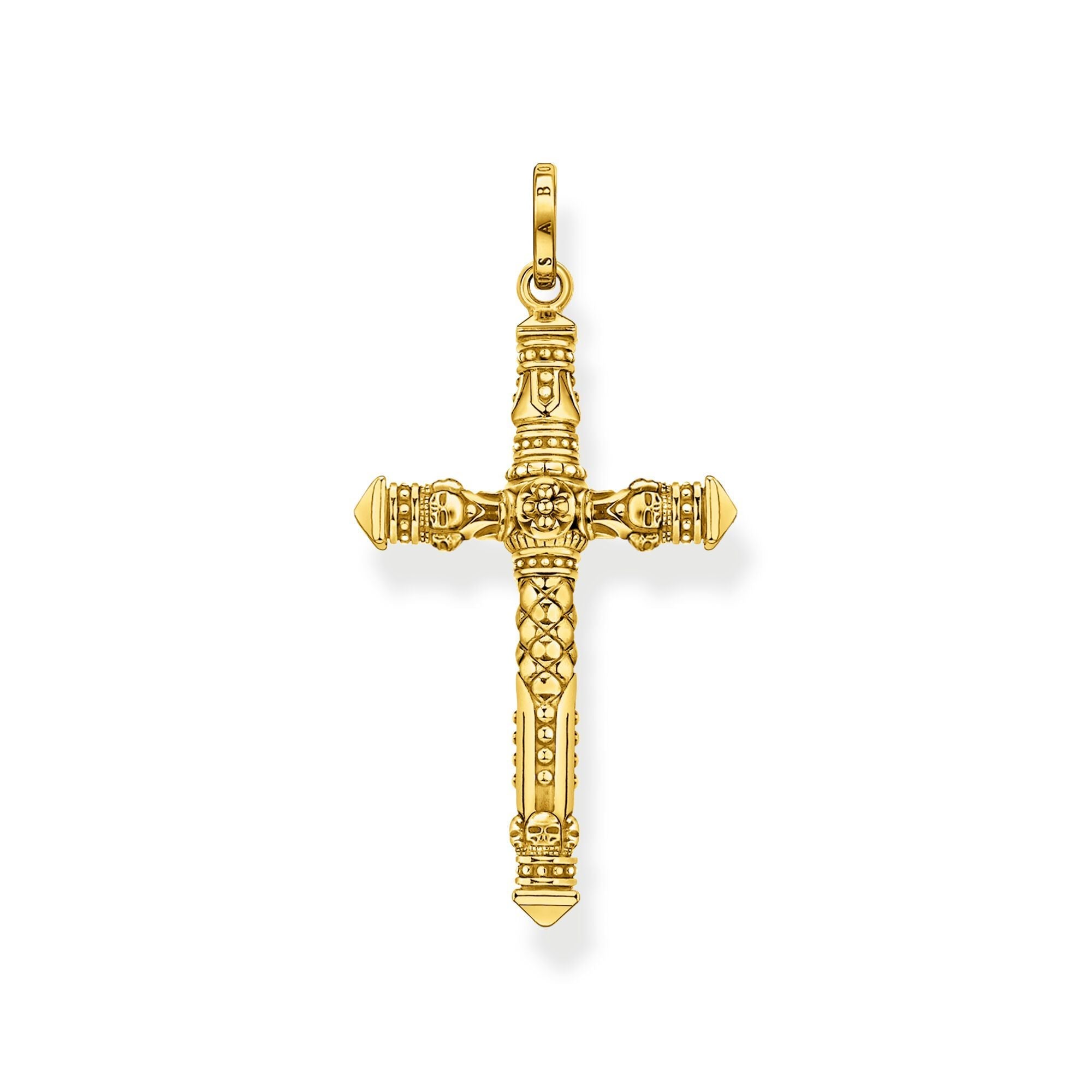 Thomas Sabo Gold Plated Sterling Silver Cross Pendant