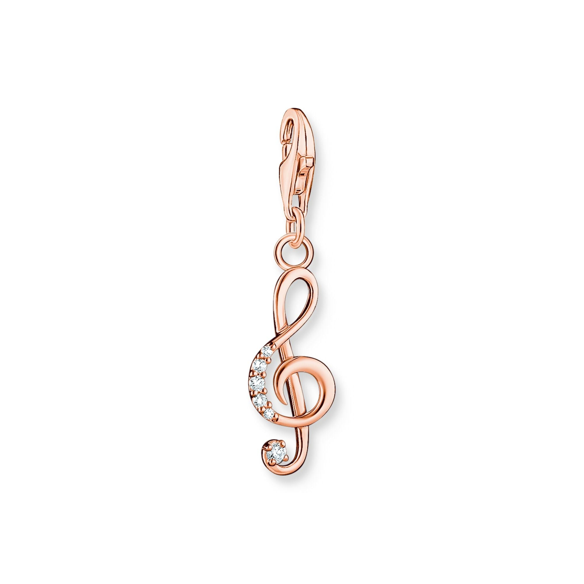 Thomas Sabo Rose Gold Plated Sterling Silver Musical Charm