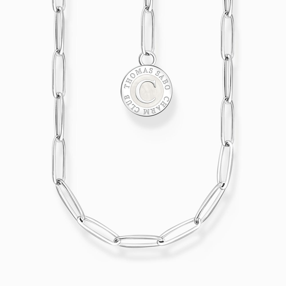 Thomas Sabo Sterling Silver Charmista Member Charm Necklace with Coin