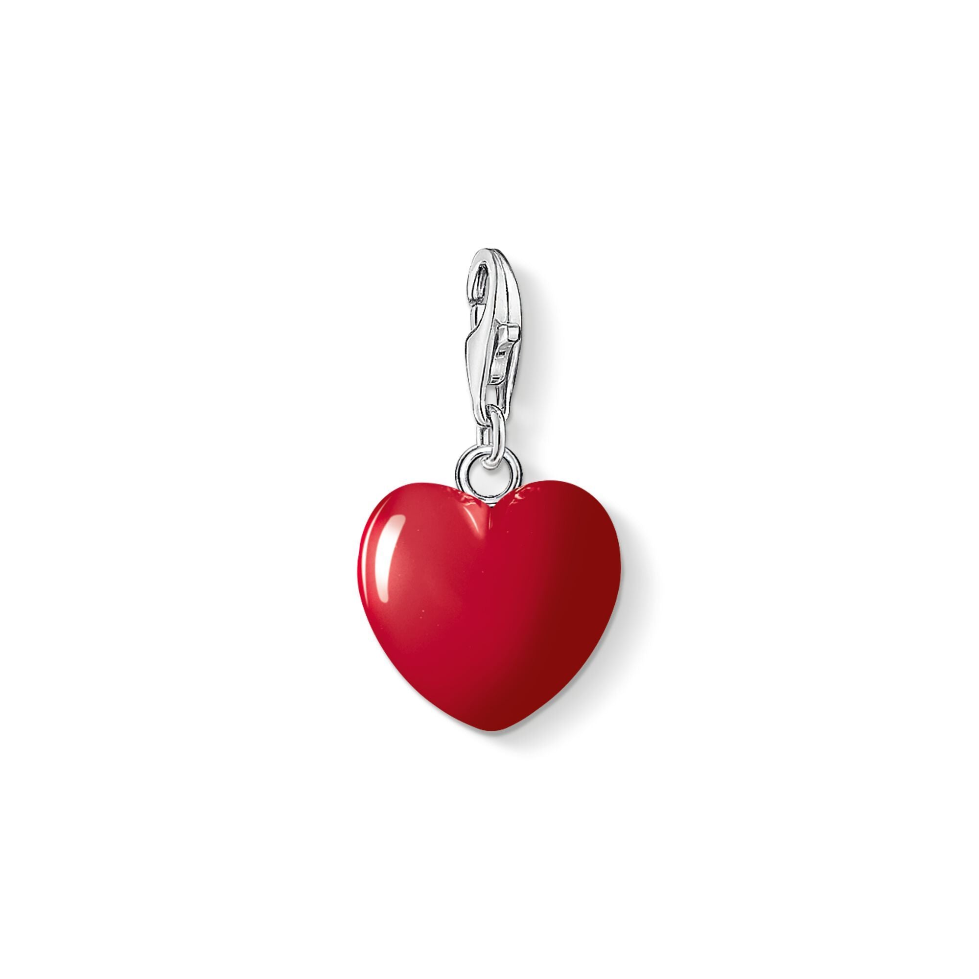 Thomas Sabo Sterling Silver Red Heart Charm