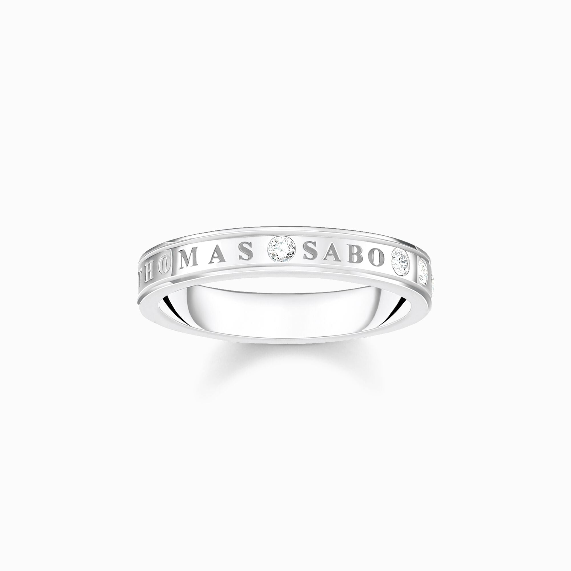 Thomas Sabo Sterling Silver White Stones Ring