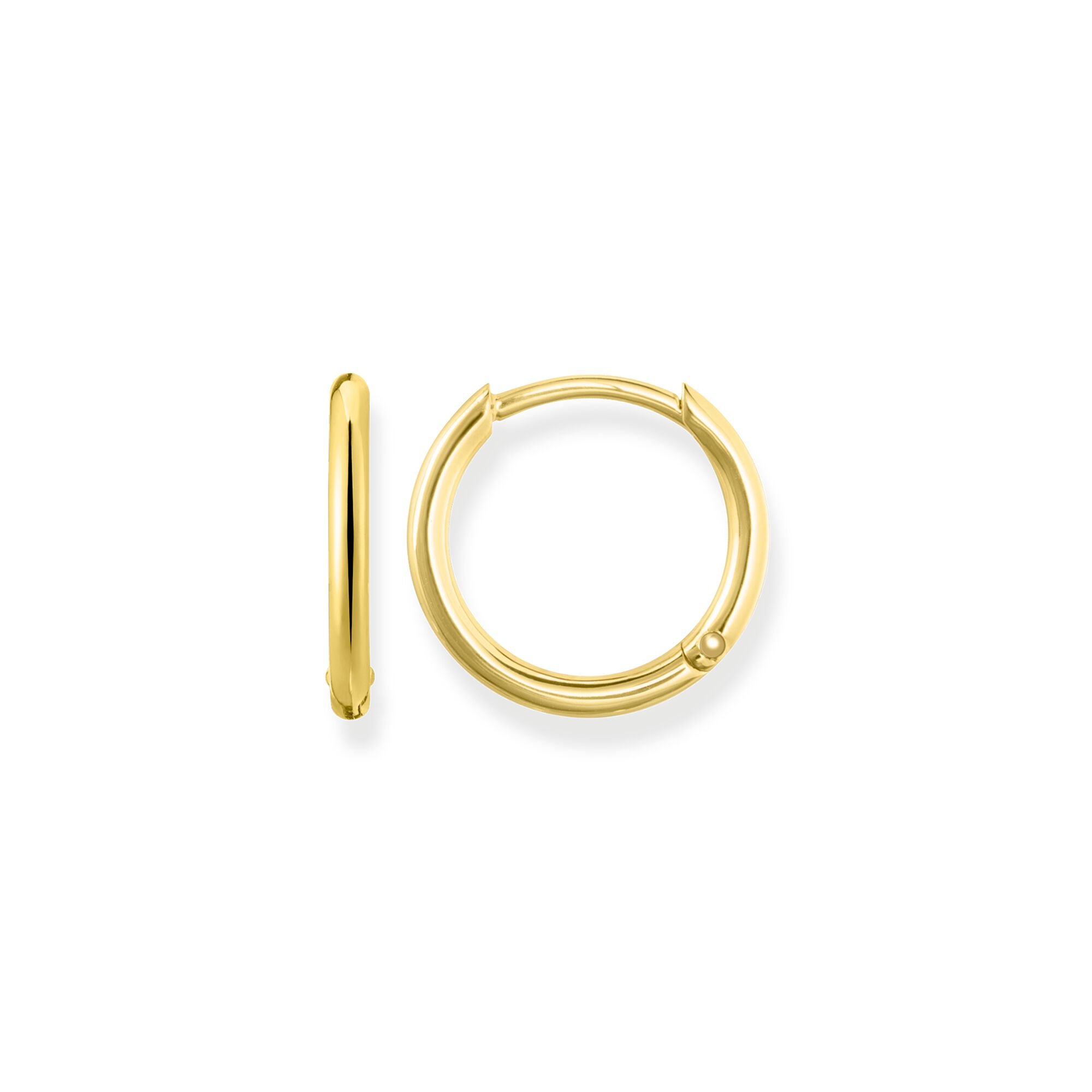 Thomas Sabo Yellow Gold Plated Sterling Silver Small Hoop Earrings
