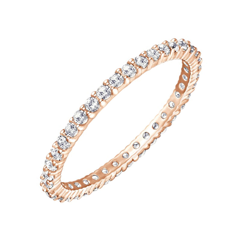 Swarovski Vittore Rose Gold Tone Plated Ring - Size 50 D