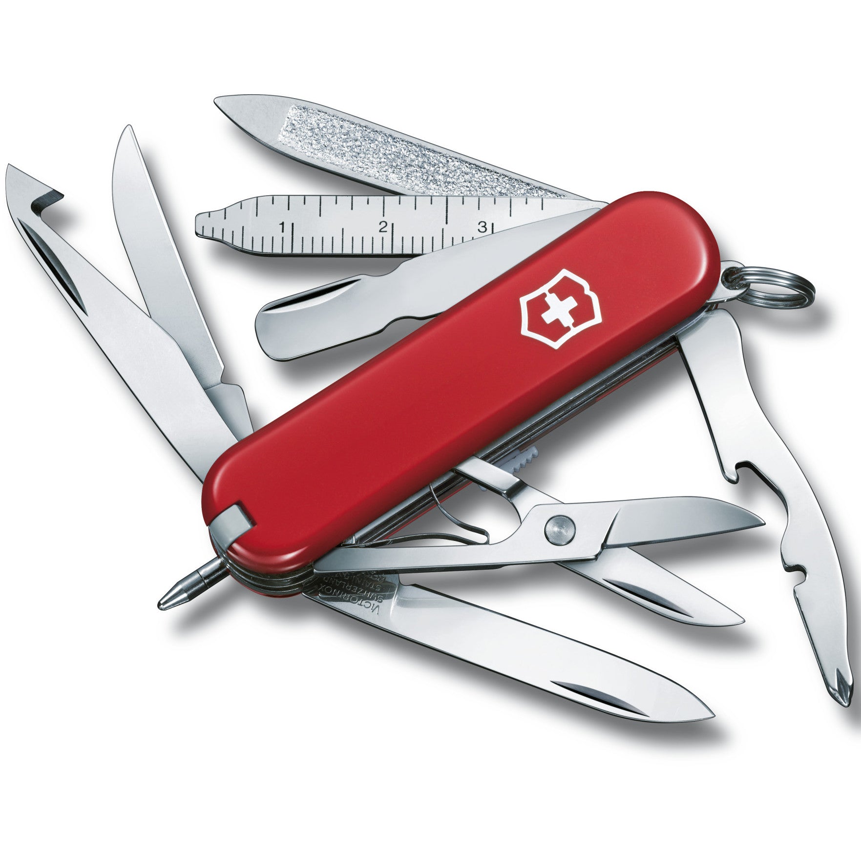 Victorinox Swiss Army Small Pocket Knife Mini Champ Red
