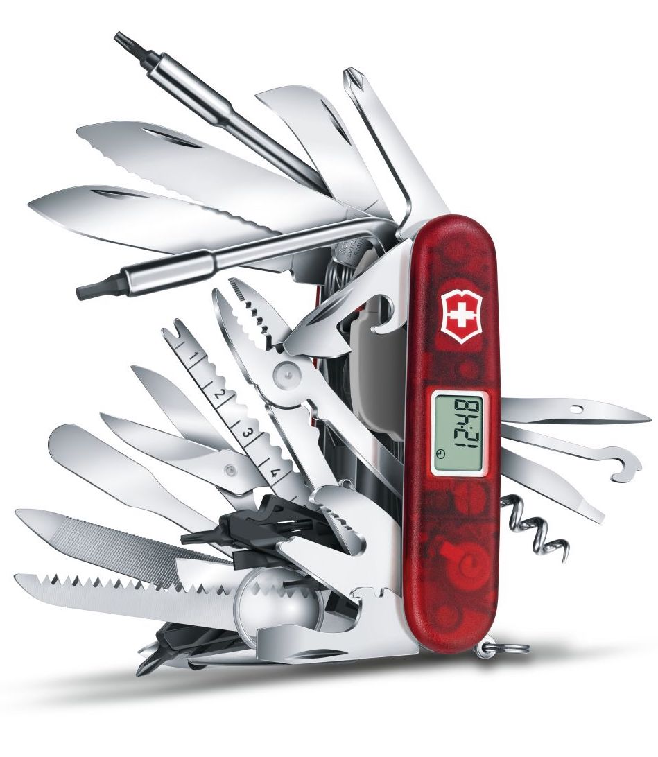 Victorinox Swiss Army Medium Pocket Knife Swiss Champ XAVT D