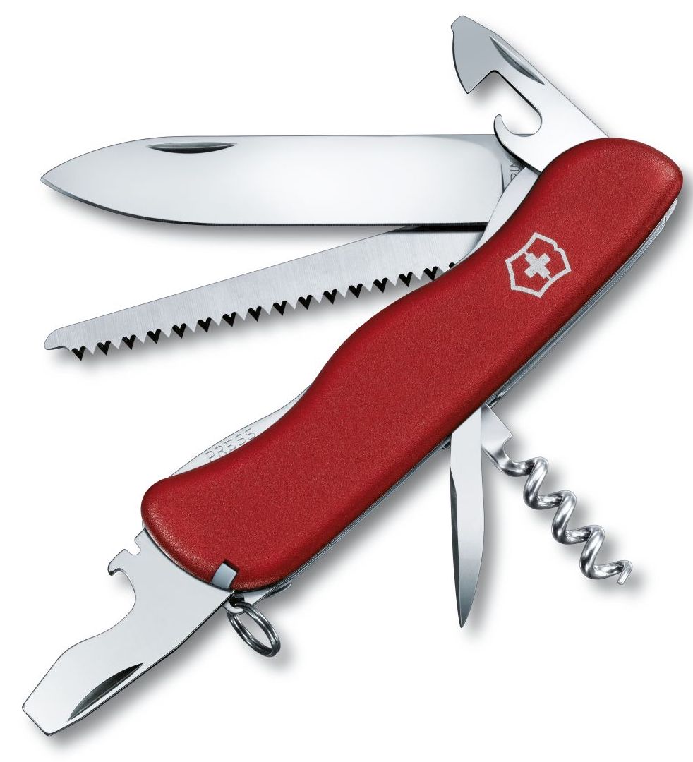 Victorinox Swiss Army Large Pocket Knife Forester Red