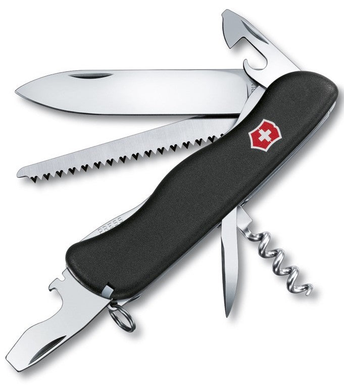 Victorinox Swiss Army Large Pocket Knife Forester Black