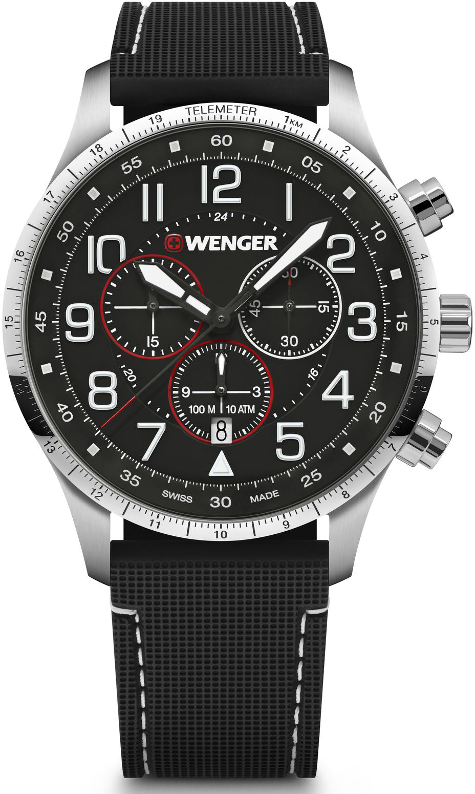 Wenger Watch Attitude Chrono Black