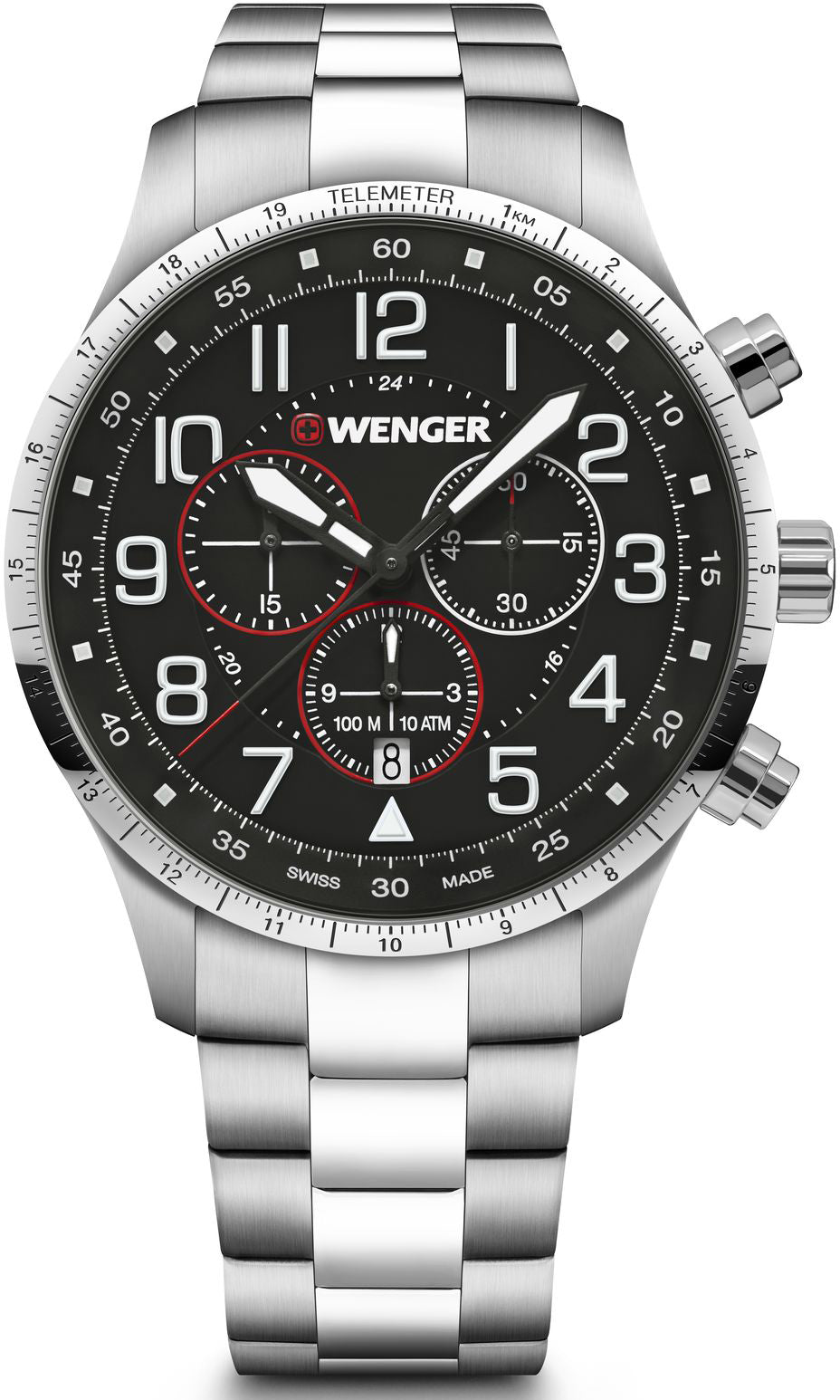 Wenger Watch Attitude Chrono Black