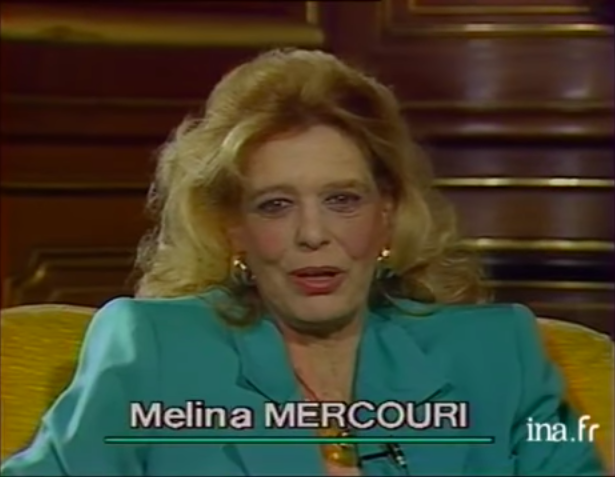 Melina Mercouri Chanteuse Grecque Ministre