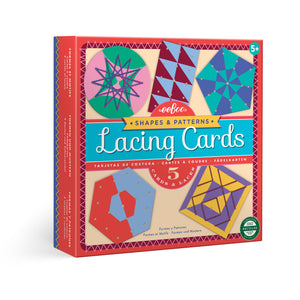 Shapes & Patterns Lacing Cards