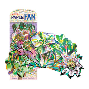 Artist Paper Fan - Flowers