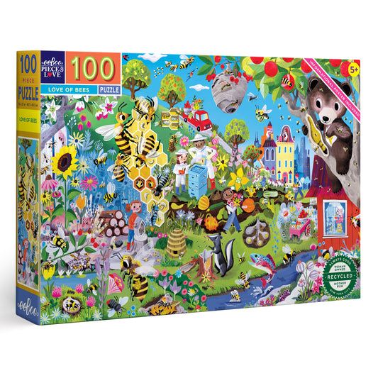 Love of Bugs 100 Piece Puzzle  Unique Fun Gifts for Kids Ages 5+