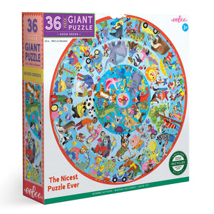 Good Deeds 36 Piece Giant Round Puzzle