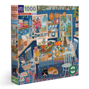 Blue Kitchen 1000 Piece Puzzle