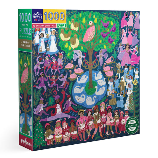 Puzzle Ms. Santa's Reindeer 500 pièces - Eeboo - Trevell