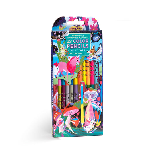 eeBoo 100 Colors 50 Double-Sided Pencils