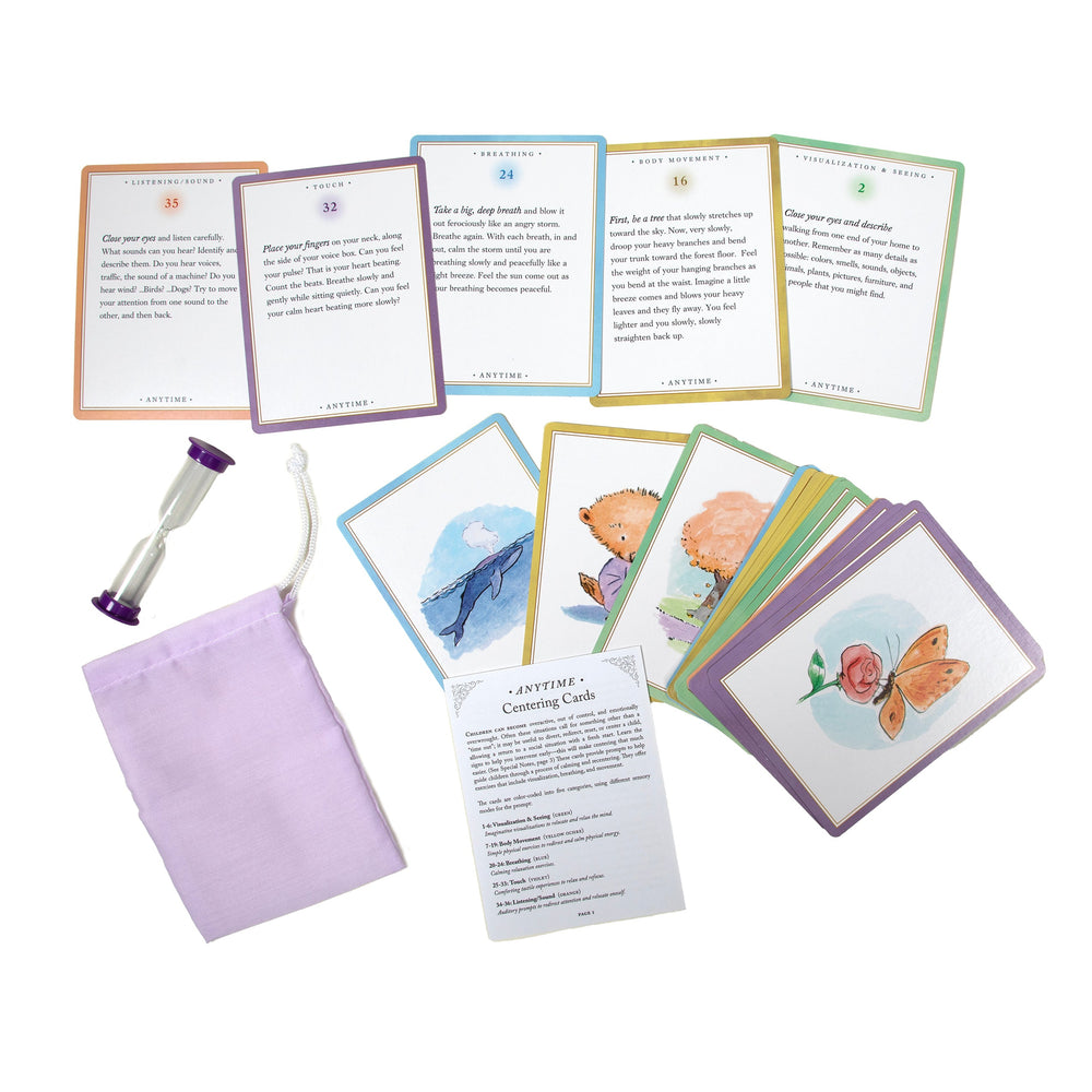 Anytime Centering Calming Cards for Children of  All Ages by eeBoo | Gentle Parenting Skills | Special Needs Adaptable