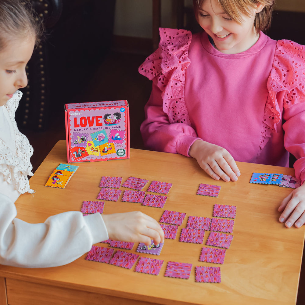 Love Little Square Memory Game Unique Valentines Day Gifts for Kids 3+