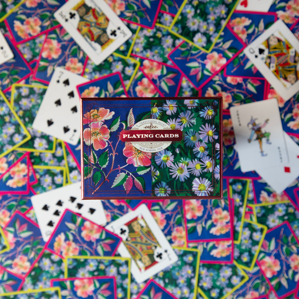  Roses & Asters Playing Cards | Unique Great Gifts for Kids & Adults 