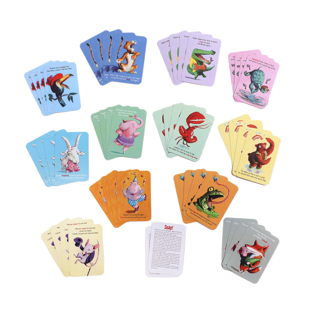 Snap a Fast-Paced Playing Card Game by eeBoo | Great Gifts for Kids 4+