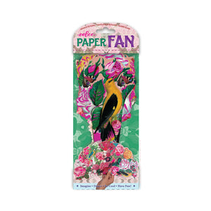 Artist Paper Fan - Sarah's Birds & Flowers
