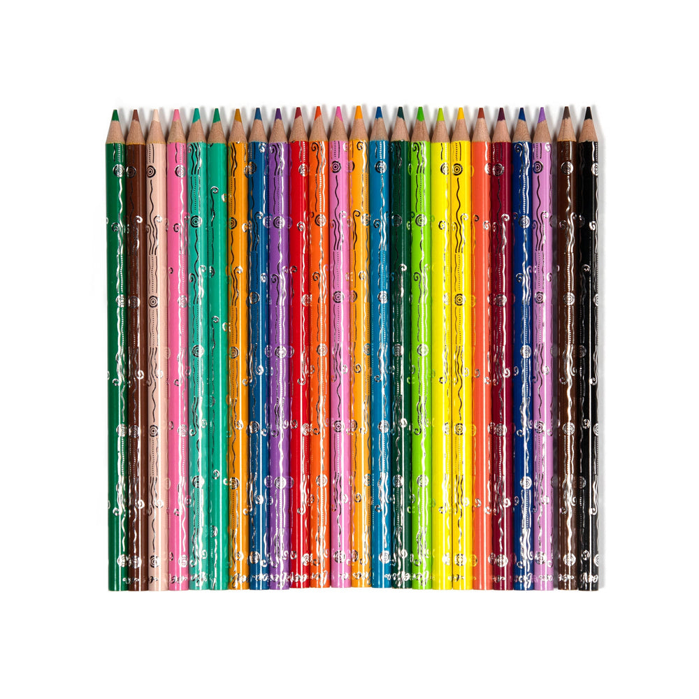 Tidepool 24 Watercolor Pencils | Unique Great Gifts for Kids & Adults 