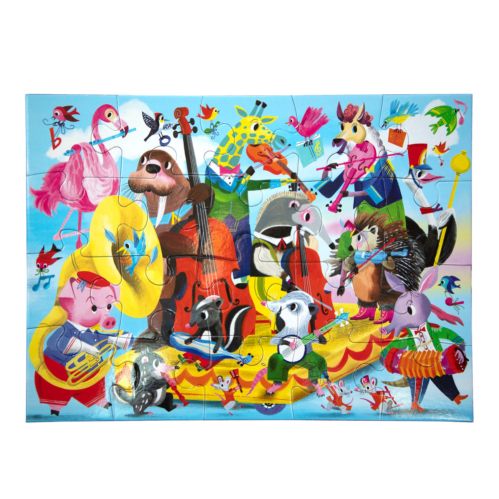 Animal Musical Band 20 Piece Jigsaw Puzzle | Unique Gifts for Ages 3+