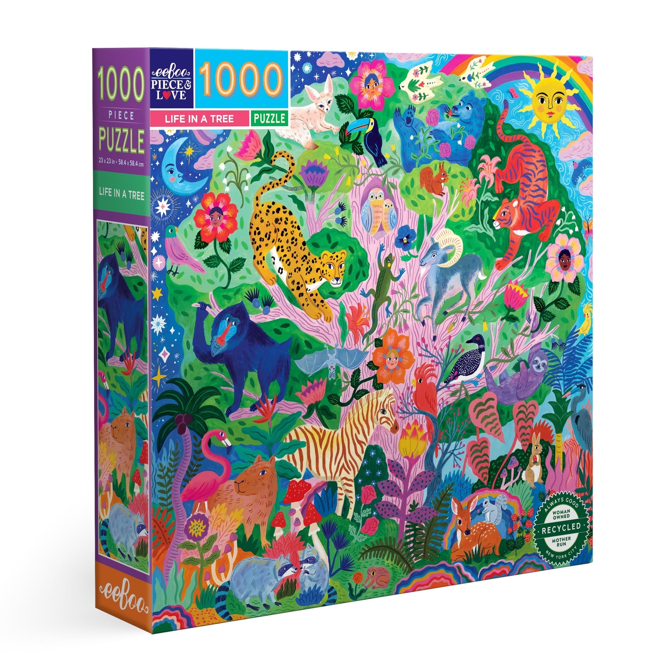 Tree of Life 1000 Piece Jigsaw Nature Puzzle | eeBoo Piece & Love