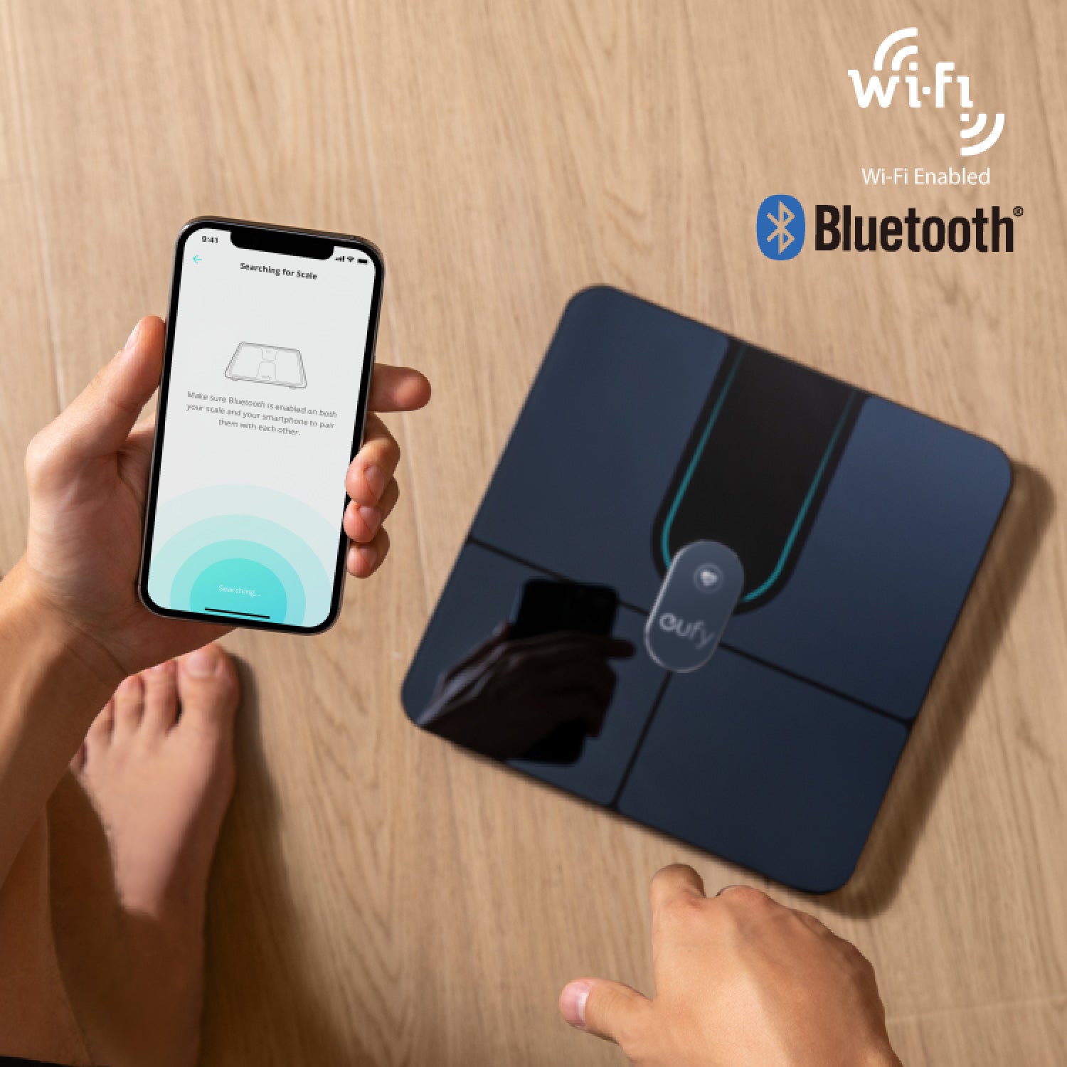 eufy Smart Scale P2, Digital Bathroom Scale with Wi-Fi, Bluetooth