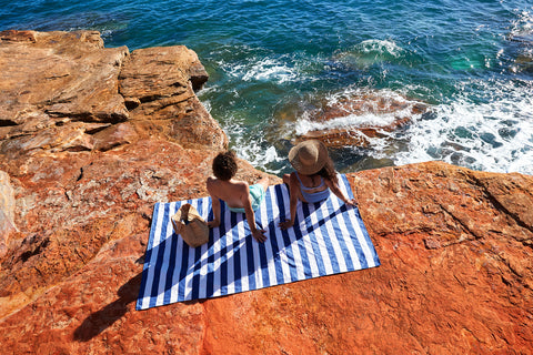 Dock and Bay Whitsunday Blue Picnic Blanket