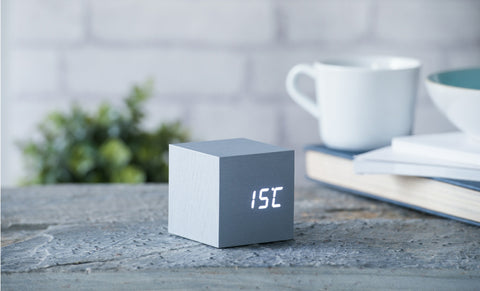 Ginko Design Gravity Cube Alarm Clock