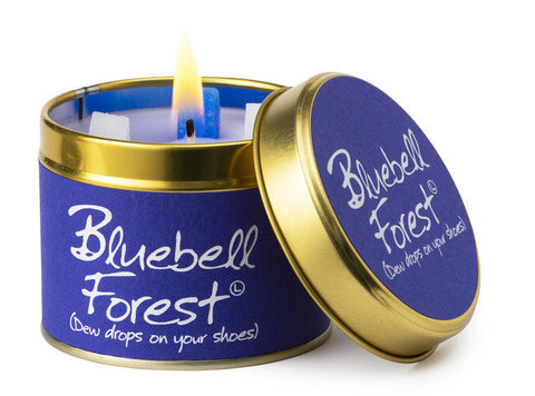 Lily Flame Bluebell Forest Tin Candle