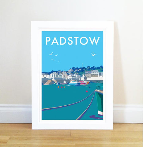 Padstow Print by Becky Bettesworth