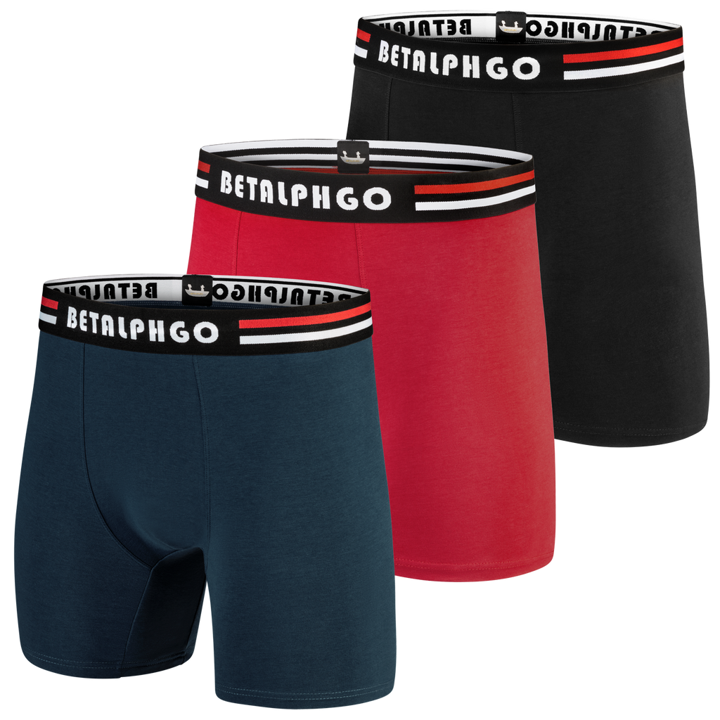 Bamboo Boxer Briefs - Soft & Comfortable Underwears for Men - Betalphg ...