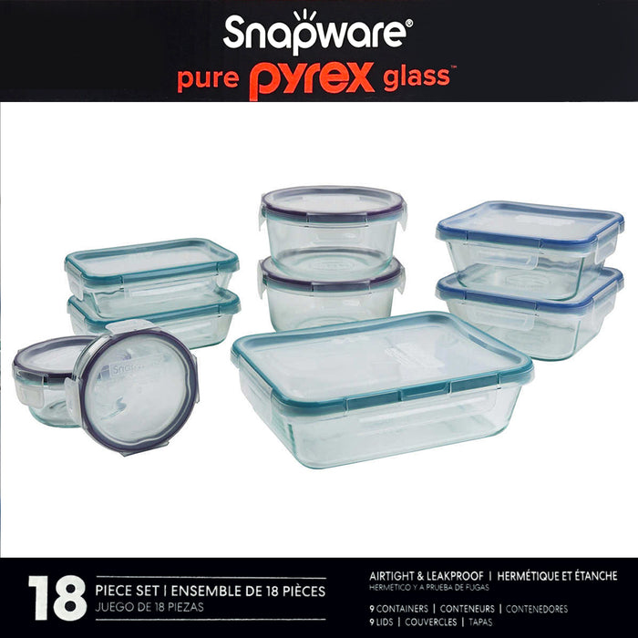 snapware set glass